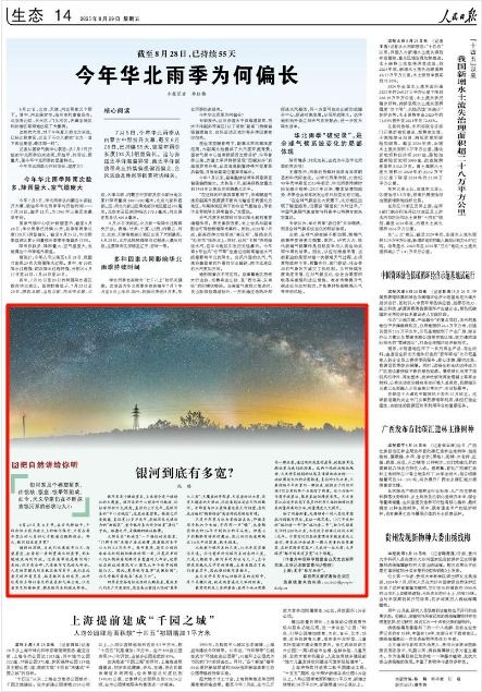 人民日報(bào)關(guān)注銀河 從宇宙蒼穹到棉業(yè)布局